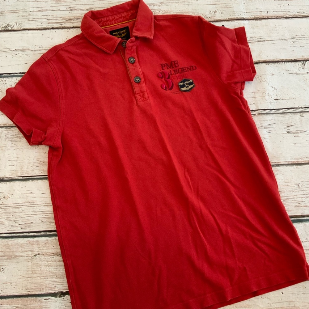 PME Legend Burnt Orange Polo -‎ Medium